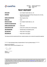 Report certificate