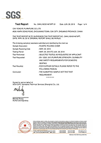 Report certificate