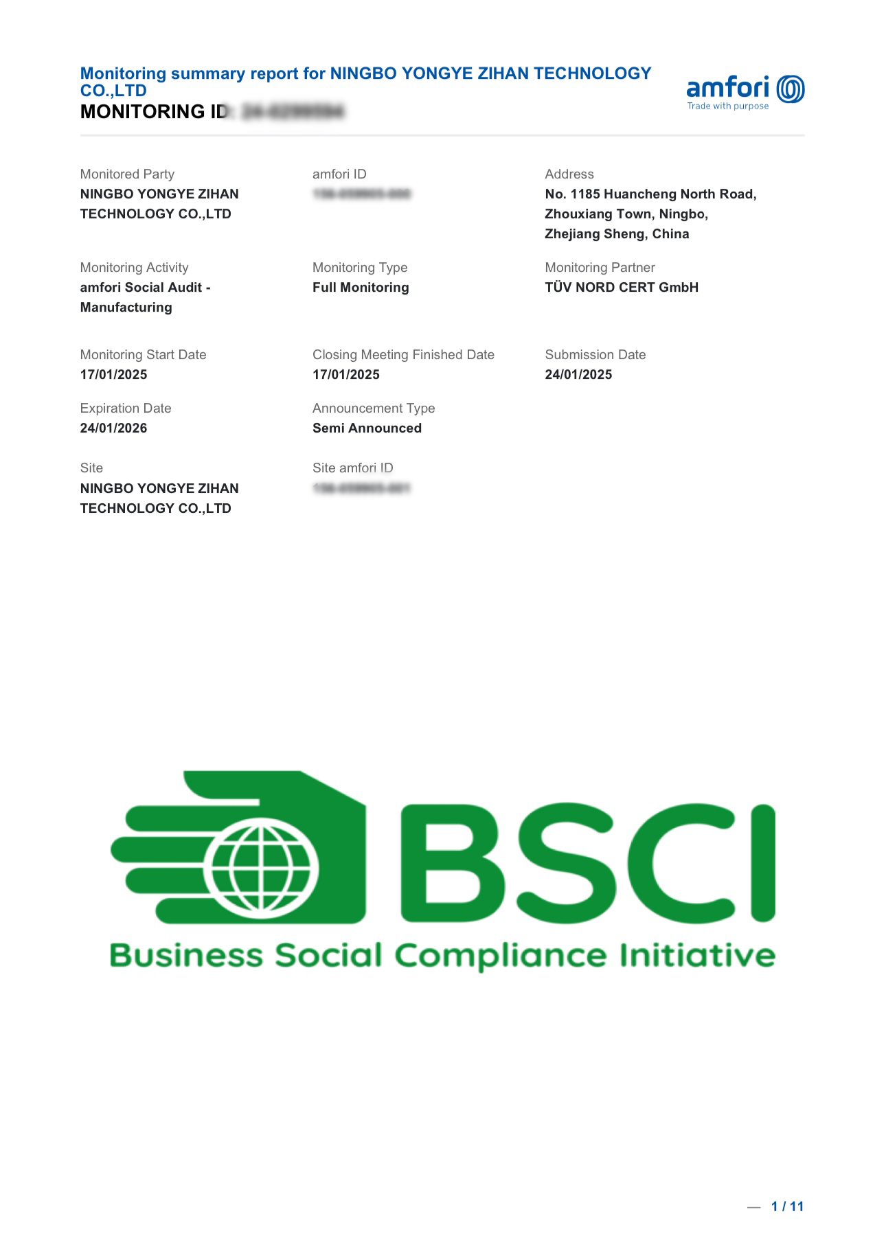 BSCI