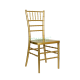 Super strong banquet events wedding full-inserted steel tube plastic resin chiavari chair