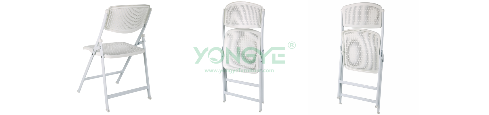 Folded Mesh Vertical Leg Steel-plastic Folding Chair2.png