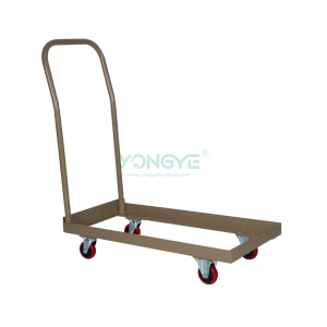 Storage transport folding chair dolly steel flatbed cart trolley