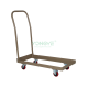 Storage transport folding chair dolly steel flatbed cart trolley