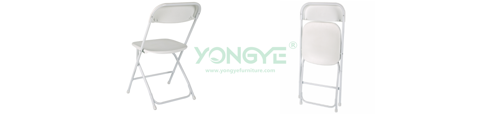 Stackable foldable lightweight wholesale poly steel PP plastic folding chair
