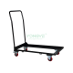 Transport storage chair steel flatbed dolly cart trolley