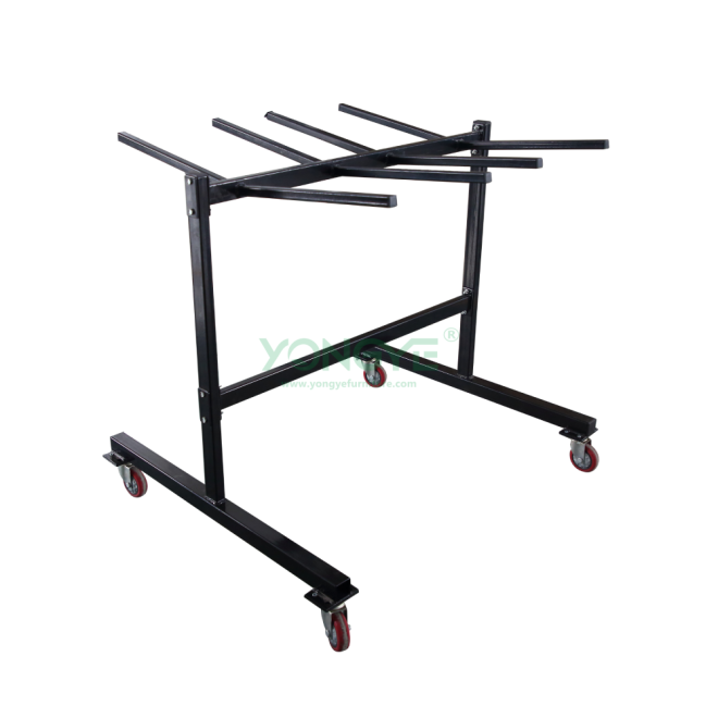 Stackable vs hanging folding chair storage carts