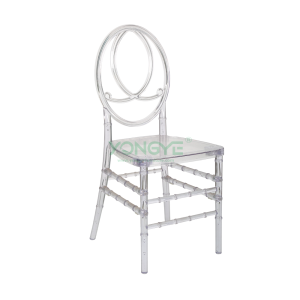 Crystal lightweight banquet wedding wholesale Clear Resin Phoenix Chair