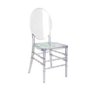 Wedding wholesale events Clear Crystal Resin Ghost Chair Without Arm
