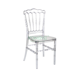 Banquet wedding k/d design Acrylic Crystal Resin Napoleon Chair