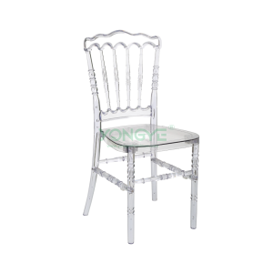 Banquet wedding k/d design Acrylic Crystal Resin Napoleon Chair