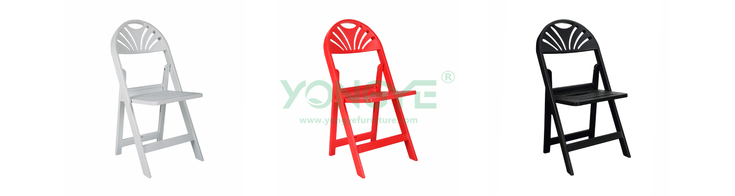 Main image of Resin Folding Chair Fan back& Slat seat pad (1).png