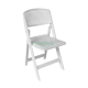 Outdoor garden patio events quality ratten holes resin folding chair
