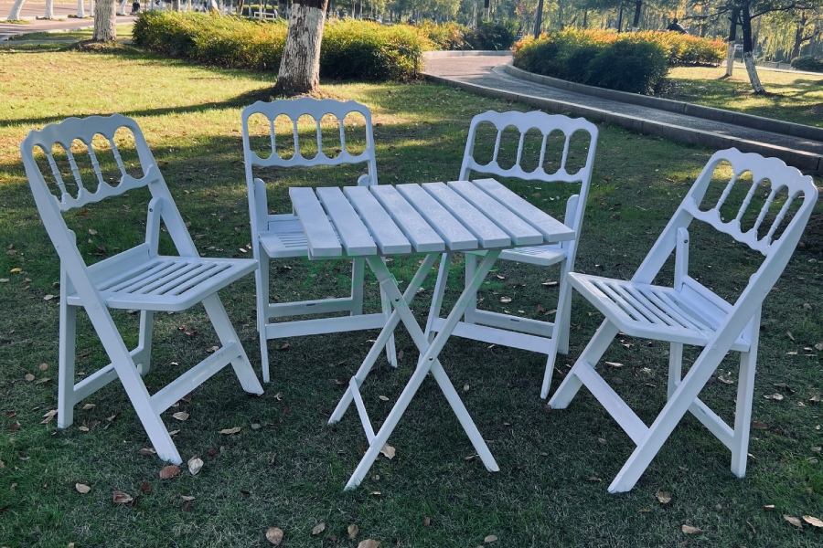 Outdoor cheap Napoleon Resin Folding Chair With Slat Seat Pad.png