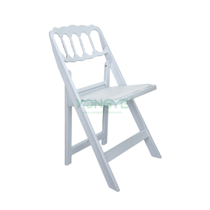 Wedding elegance quality garden Napoleon Resin Folding Chair