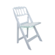 Wedding elegance quality garden Napoleon Resin Folding Chair
