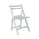 Event outdoor garden balcony Slat Back Seat Resin Folding Chair