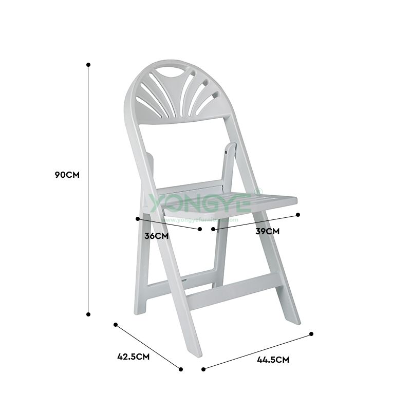 Size of Resin Folding Chair Fan back& Slat seat pad.jpg