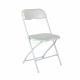 Lightweight stackable foldable wholesale poly Arc Shape Back steel plastic folding chair
