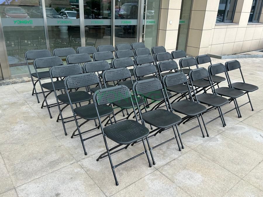 Steel & Plastic Folding ChairHoles On The Back & Seat3(1).jpg