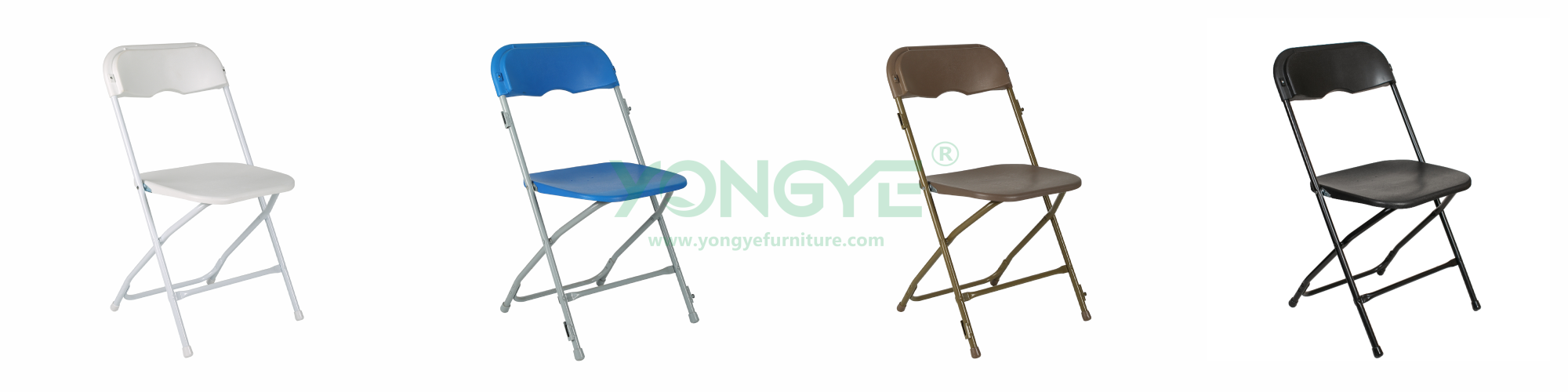 Main image of Arc Shape BackSteel & Plastic Folding Chair (1).png