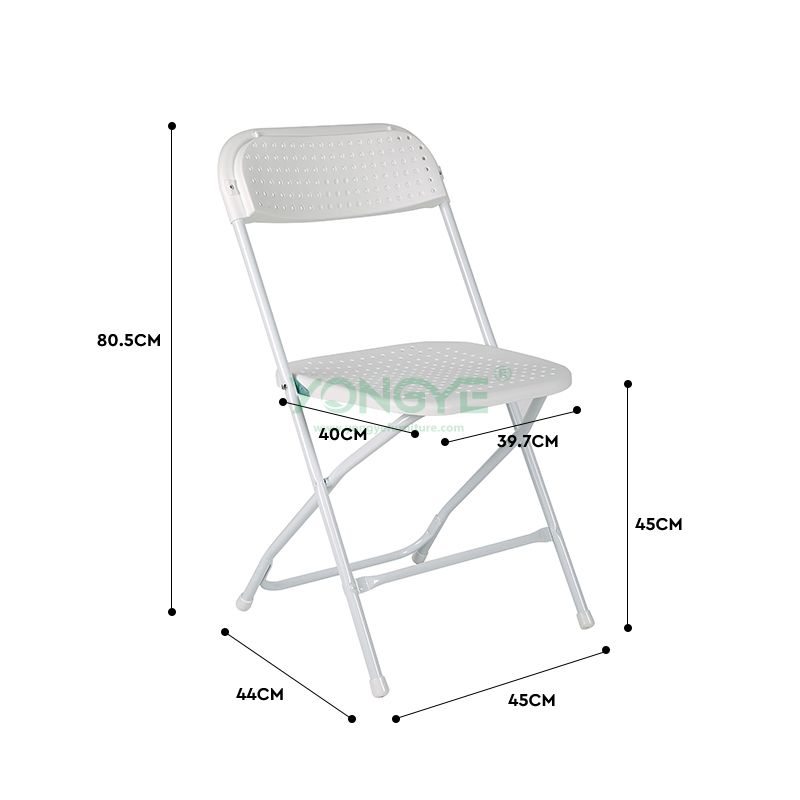 Size of Steel & Plastic Folding ChairHoles On The Back & Seat .jpg
