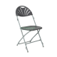 Linkable Sturdy comfortable Metal Hook Fan Back Steel Plastic folding chair