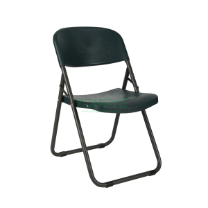 Office sturdy injection Plastic Steel folding Chair-Bigger Size