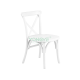 Stackable events children knock down plastic kids resin cross back chair