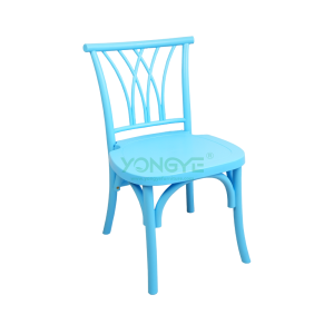 Events colorful children plastic kids resin willow chair
