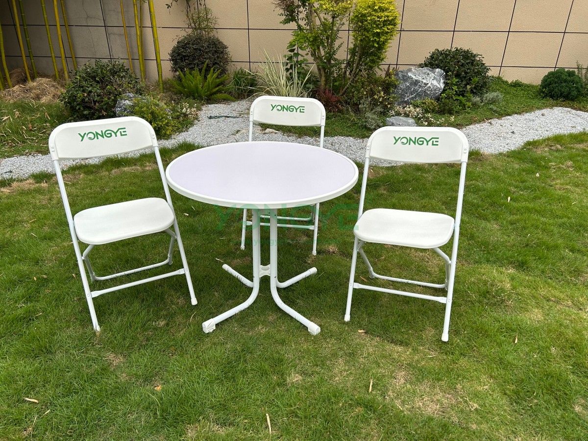 Round Table+Steel & Plastic Folding Chair2.jpg