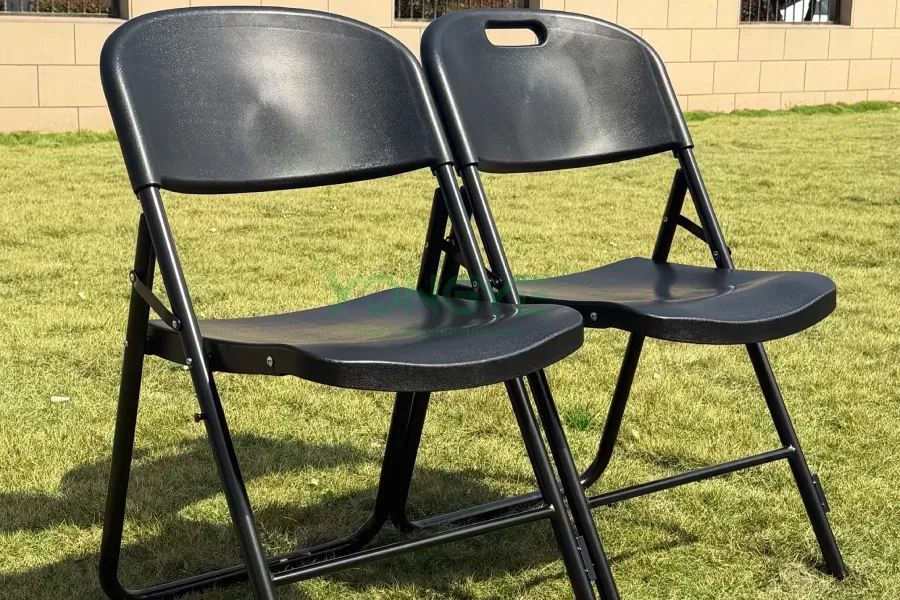 INJECTION PlasticSteel Folding Chair-Bigger size5.webp