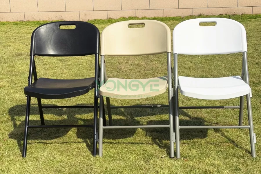 INJECTION Plastic Steel folding Chair-Bigger Size7.webp